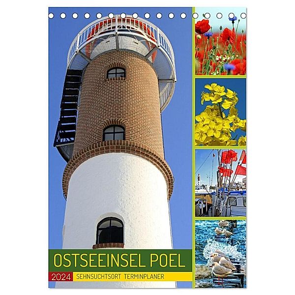 Sehnsuchtsort Ostseeinsel Poel (Tischkalender 2024 DIN A5 hoch), CALVENDO Monatskalender, Holger Felix