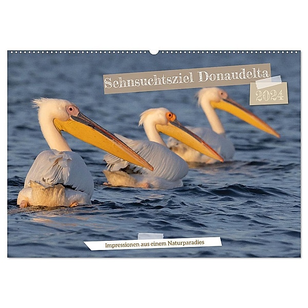 Sehnsuchtsziel Donaudelta (Wandkalender 2024 DIN A2 quer), CALVENDO Monatskalender, Ralf Weise