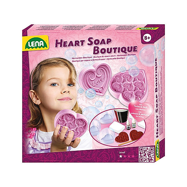 LENA® Seifengieß-Set HEART SOAP mit Duft