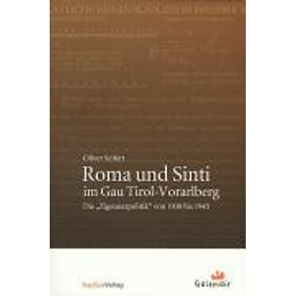 Seifert, O: Roma und Sinti im Gau Tirol-Vorarlberg, Oliver Seifert