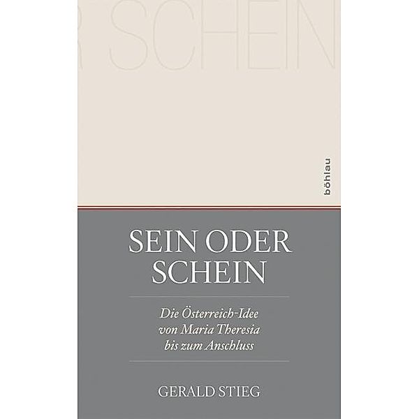 Sein oder Schein, Gerald Stieg