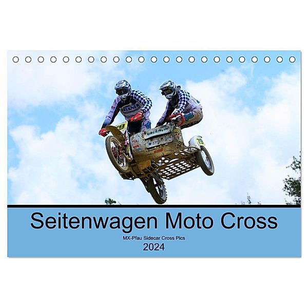 Seitenwagen Moto Cross-MX-Pfau Sidecar Cross pics (Tischkalender 2024 DIN A5 quer), CALVENDO Monatskalender, MX-Pfau