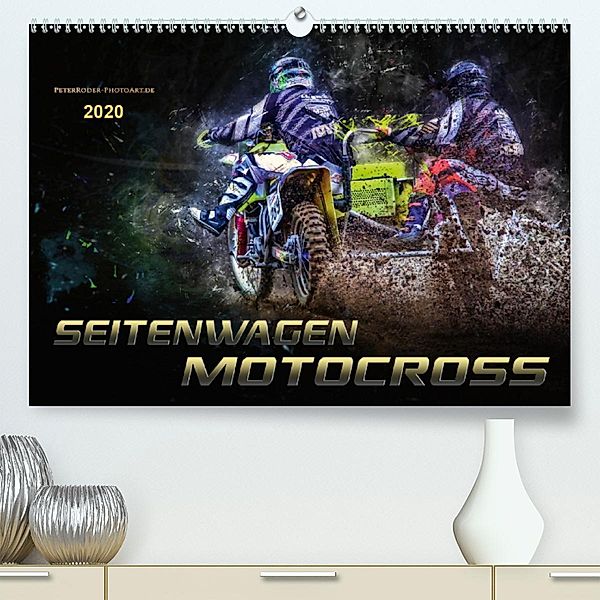 Seitenwagen Motocross (Premium-Kalender 2020 DIN A2 quer), Peter Roder