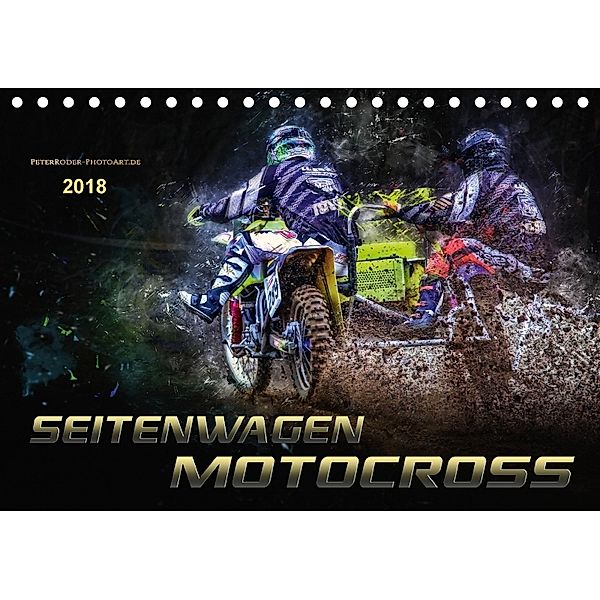 Seitenwagen Motocross (Tischkalender 2018 DIN A5 quer), Peter Roder