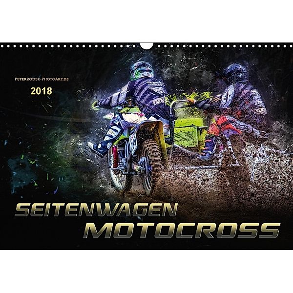 Seitenwagen Motocross (Wandkalender 2018 DIN A3 quer), Peter Roder