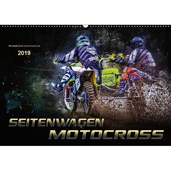 Seitenwagen Motocross (Wandkalender 2019 DIN A2 quer), Peter Roder