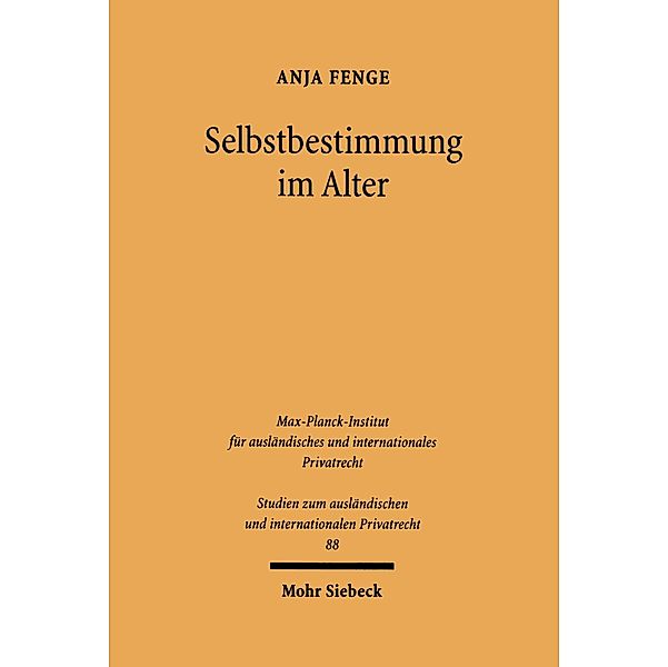 Selbstbestimmung im Alter, Anja Fenge