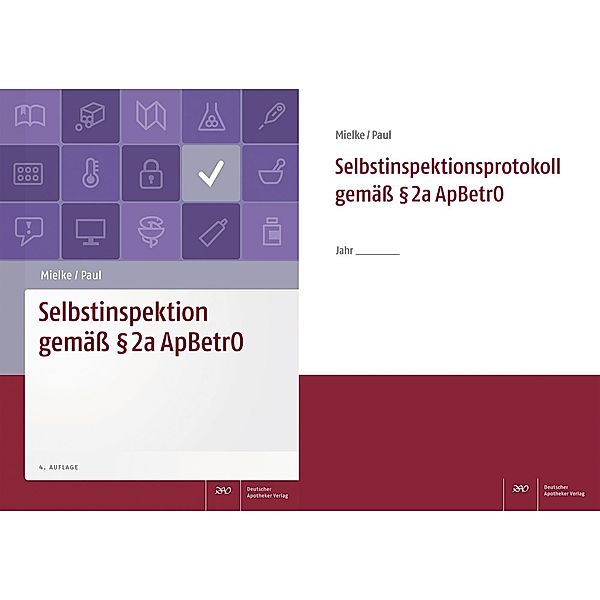 Selbstinspektion Set, Selbstinspektion gemäss § 2a ApBetrO, Mitra Bettina Mielke, Monika Paul