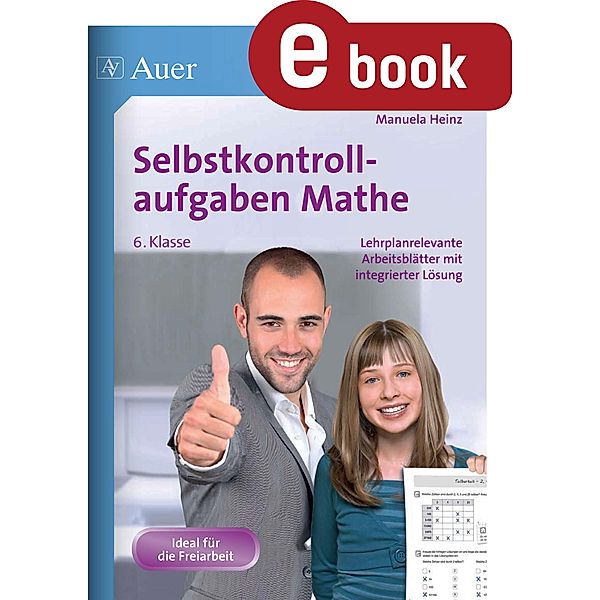 Selbstkontrollaufgaben Mathematik Klasse 6, Manuela Heinz