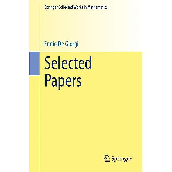 Selected Papers, Ennio De Giorgi