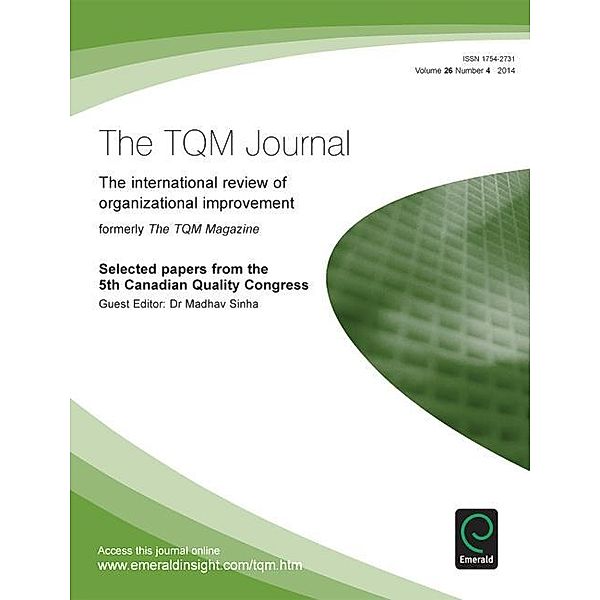 Selected papers from the 5th Canadian Quality Congress