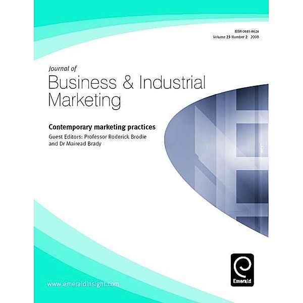 Selected Papers from the B2B Track of the 2006 Academy of Marketing Science Conference.