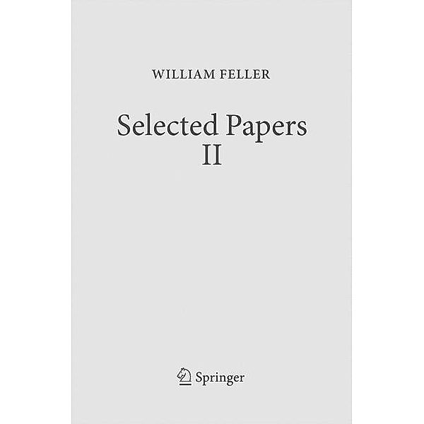 Selected Papers II, William Feller