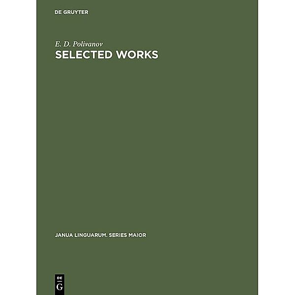 Selected Works, E. D. Polivanov