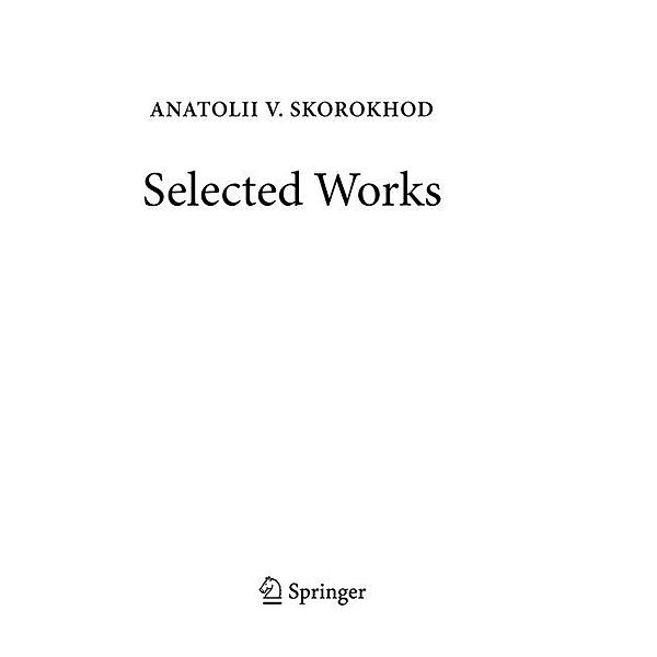 Selected Works, Anatolii V. Skorokhod