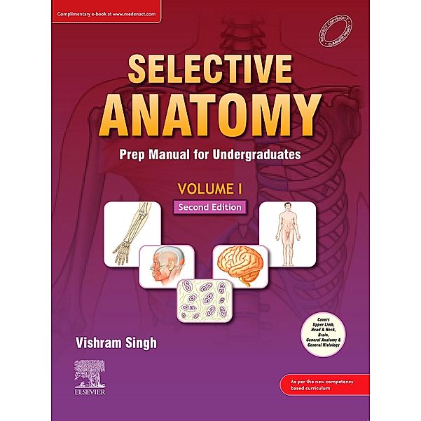 Selective Anatomy Vol 1, 2nd Edition-E-book, Vishram Singh