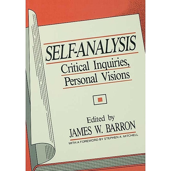 Self-Analysis, James W. Barron