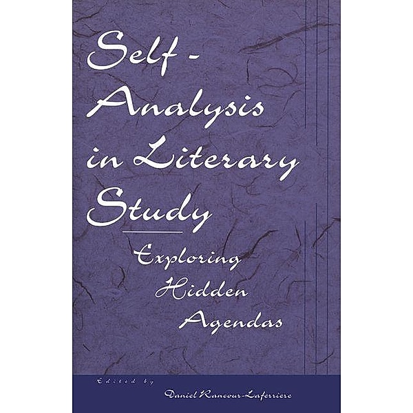 Self-Analysis in Literary Study