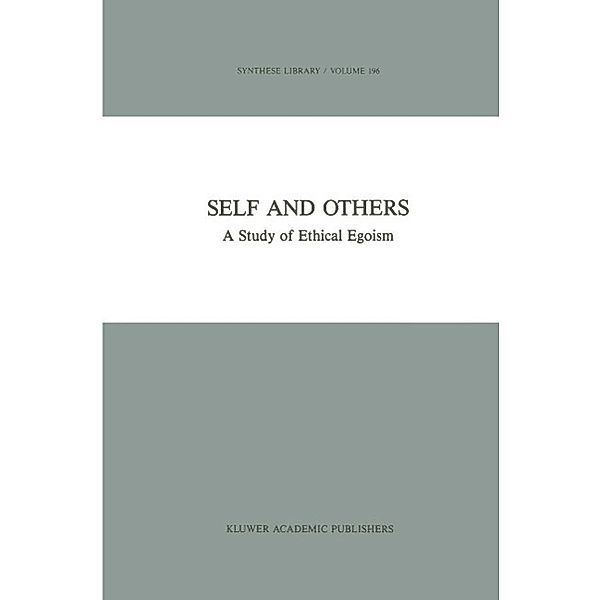 Self and Others / Synthese Library Bd.196, Jan Österberg