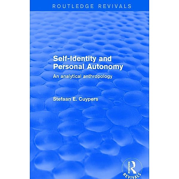 Self-Identity and Personal Autonomy, Stefaan E. Cuypers