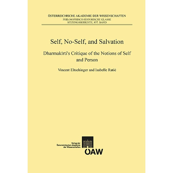 Self, No-Self, and Salvation, Vincent Eltschinger, Isabelle Ratié