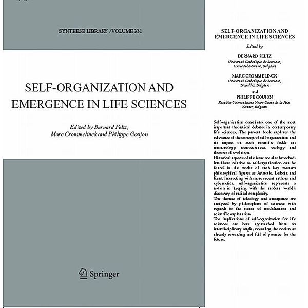 Self-organization and Emergence in Life Sciences / Synthese Library Bd.331