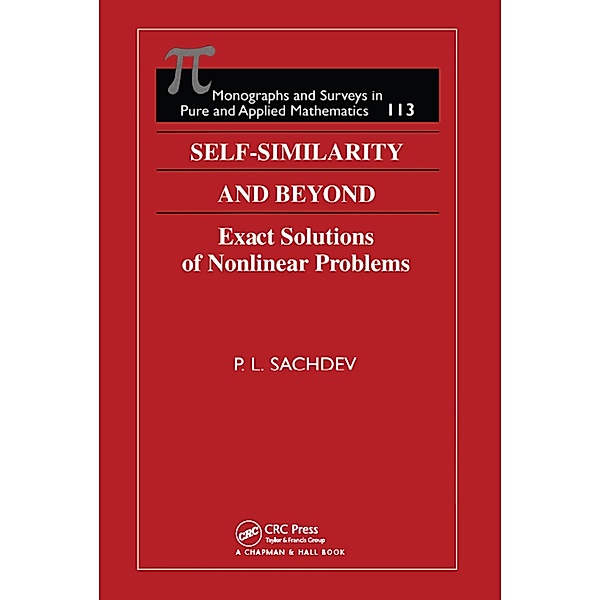 Self-Similarity and Beyond, P. L. Sachdev