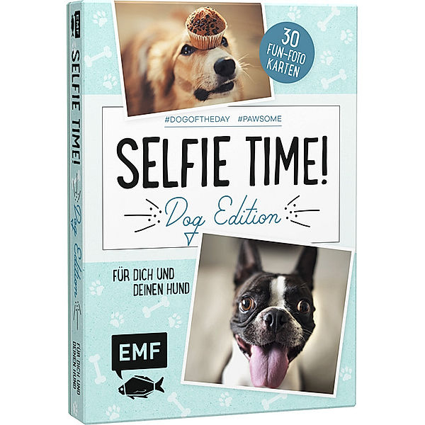 Selfie Time! Dog Edition - 30 Fun-Fotokarten