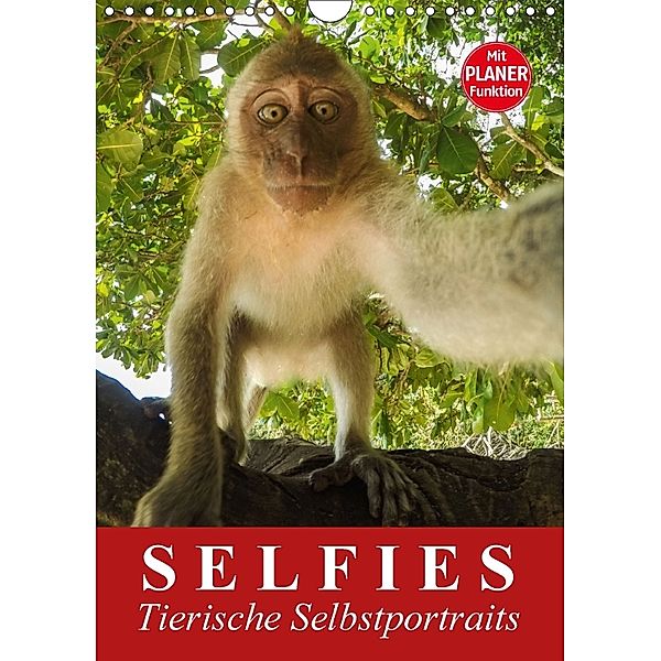 Selfies. Tierische Selbstportraits (Wandkalender 2018 DIN A4 hoch), Elisabeth Stanzer