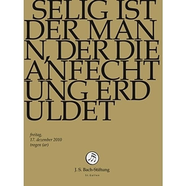 Selig Ist Der Mann,Der Die Anf., J.S.Bach-Stiftung, Rudolf Lutz