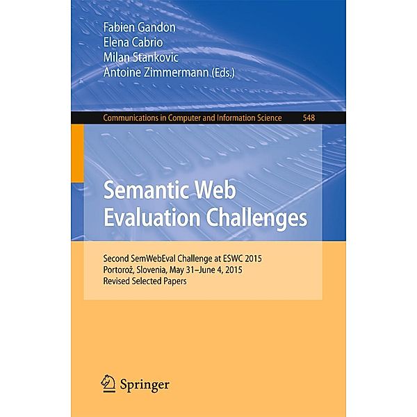 Semantic Web Evaluation Challenges / Communications in Computer and Information Science Bd.548