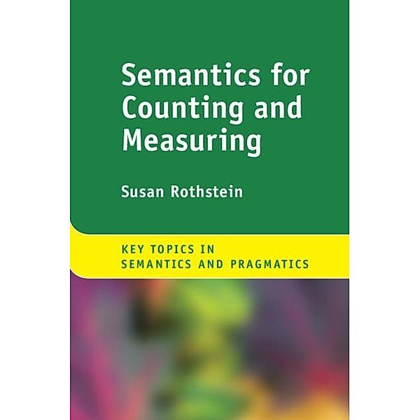 Semantics for Counting and Measuring, Susan Rothstein