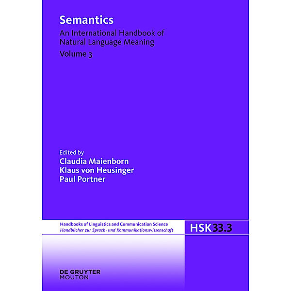 Semantics: Volume 3 Semantics. Volume 3