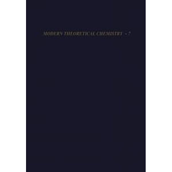 Semiempirical Methods of Electronic Structure Calculation / Modern Theoretical Chemistry Bd.7