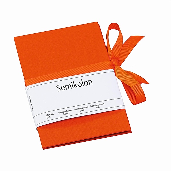 Semikolon Leporello Classico orange