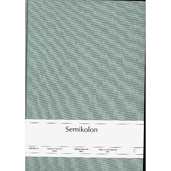 Semikolon Notizbuch Classic A4 blanko moss