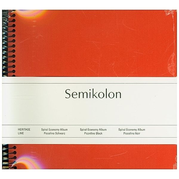 Semikolon Spiral Piccolino black orange