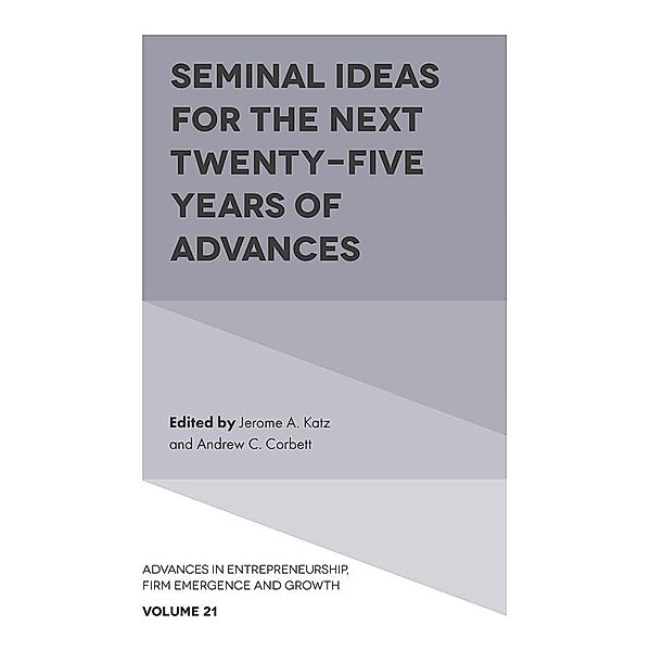 Seminal Ideas for the Next Twenty-Five Years of Advances