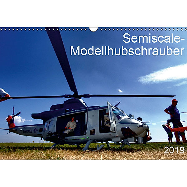 Semiscale-Modellhubschrauber (Wandkalender 2019 DIN A3 quer), Michael Melchert