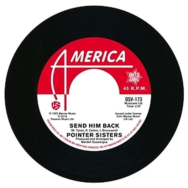 Send Him Back/You Got To Pay Your Dues, The Pointer Sisters, The Drifters