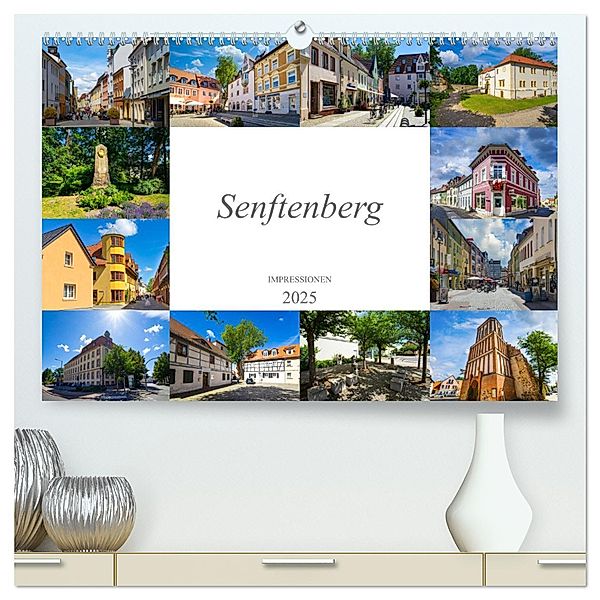 Senftenberg Impressionen (hochwertiger Premium Wandkalender 2025 DIN A2 quer), Kunstdruck in Hochglanz, Calvendo, Dirk Meutzner