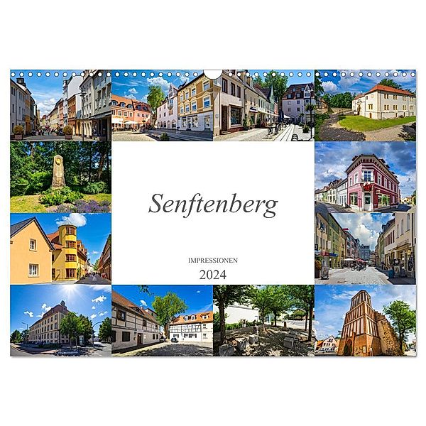 Senftenberg Impressionen (Wandkalender 2024 DIN A3 quer), CALVENDO Monatskalender, Dirk Meutzner