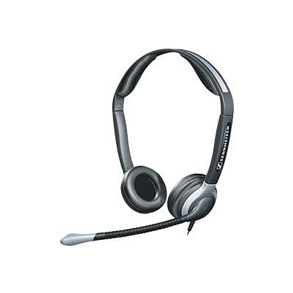 SENNHEISER CC 520 beidseitiges kabelgebundes Kopfbuegel Headset Micro links oder rechts tragbar Ultra Noise Cancelling