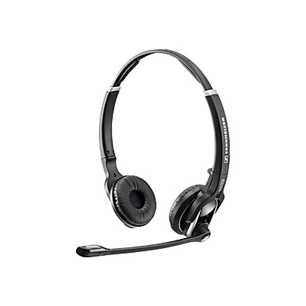 SENNHEISER DW 30 EU DW Pro 2 Kabelloses System fuer Telefone und PC Basisstation mit beidseitigem Kopfbuegel Headset