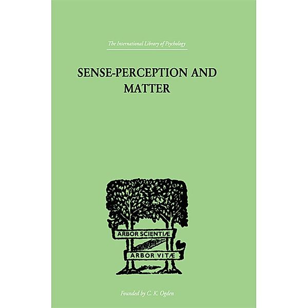 Sense-Perception And Matter, Martin Lean