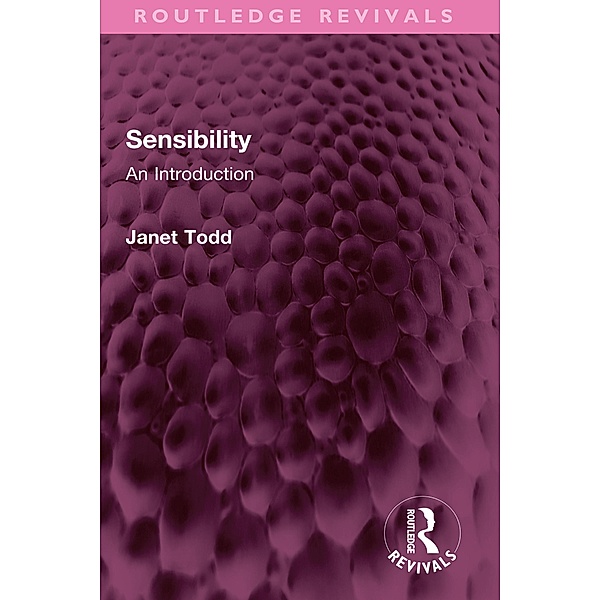 Sensibility, Janet Todd