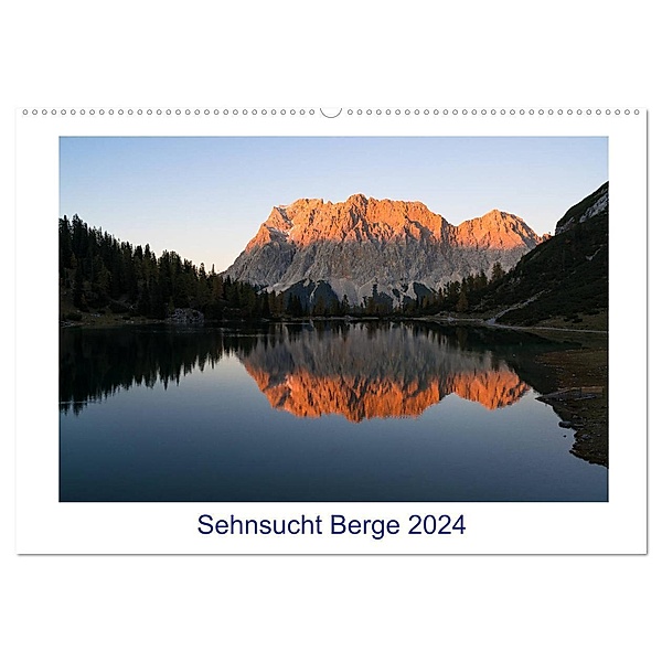 Sensucht Berge - Momente des Lichts (Wandkalender 2024 DIN A2 quer), CALVENDO Monatskalender, Franz Forstner