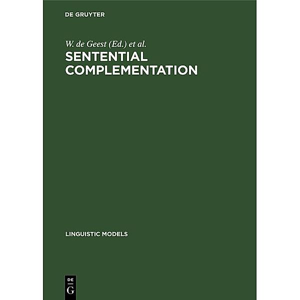 Sentential Complementation