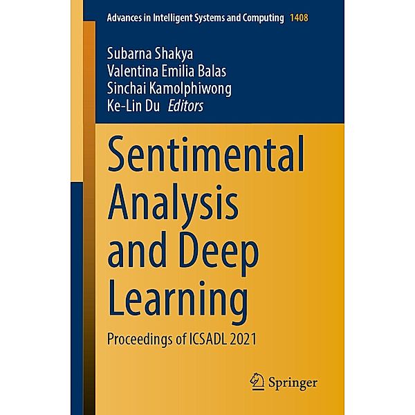 Sentimental Analysis and Deep Learning / Advances in Intelligent Systems and Computing Bd.1408