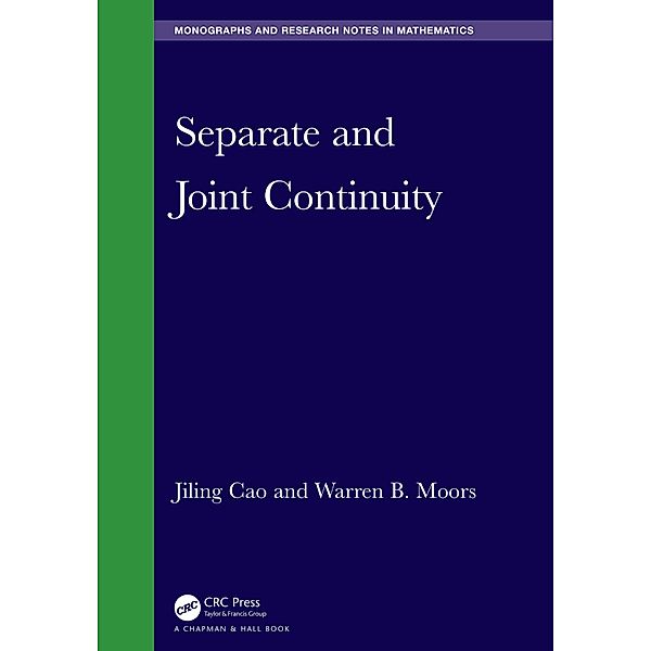 Separate and Joint Continuity, Jiling Cao, Warren B. Moors